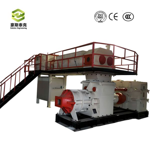 Red Brick Making Machine Jky55 Double Stage Vacuum Extruder to Extruder Mud
