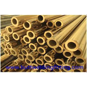 CuNi90/10 Copper Nickel Tube / Straight Copper pipe CuNi 90/10 6 - 12m Length