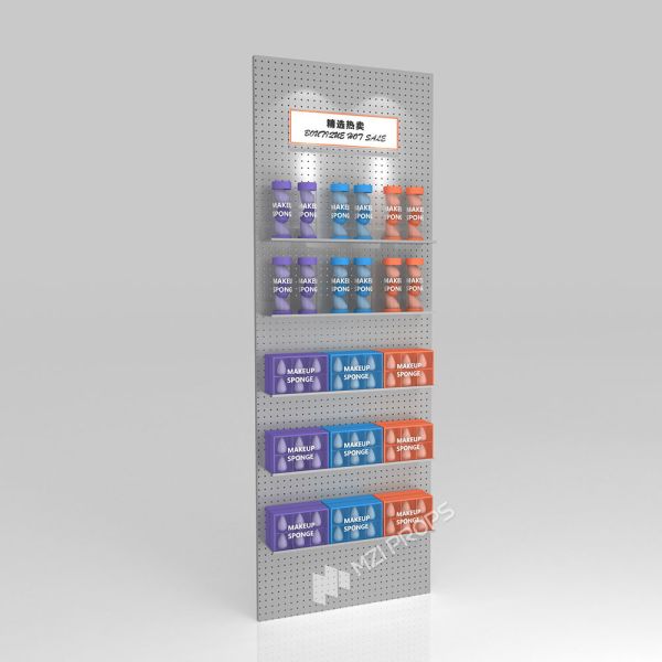 GDR01-BZ-02 Retail Display Column with Iron Structure and Transparent Acrylic