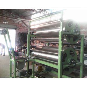 Cheap top quality 2 cylinders finishing and starching machine electric heating for zipper tape, ribbon lace,webbing sling for sale