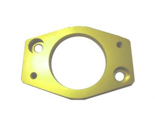 Orange Aluminum Anodized Saggy Butt Spacer with CNC Custom Machining Process