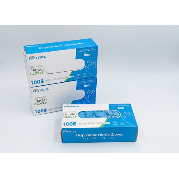 Quality Nitrile Latex Rubber Disposable Exam Gloves Protection Antibacterial Hand​ wholesale