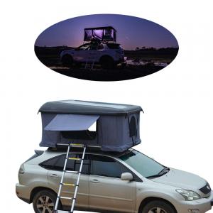 Cheap Dark Gray Triangle Clamshell Roof Top Tent 4x4 Rooftop Tent Hard Shell for sale