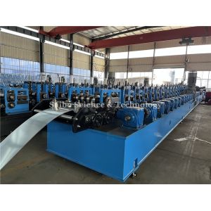 P Type Tube Welding Roll Forming Machine With Fly Saw Track Cutting