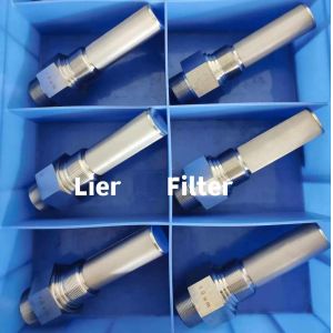 China AISI304 10um Mesh Type Stainless Steel Powder Sintered Filter High Temperature on sale