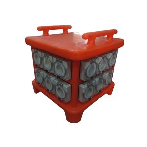 125A PE Electrical Distribution Box IP65 Waterproof Socket Box