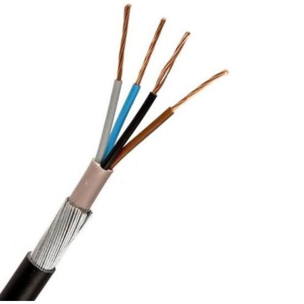 Quality YJV22-0.6 4 Core Copper Armoured Cable 1KV 3x95 SQMM 3.5KV Test Voltage wholesale