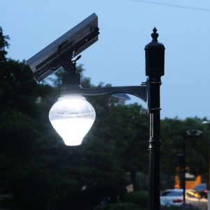 LED Apple Street Decorative Split Solar Street Light For Garden Park 40W 60W 80W