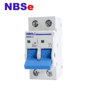 NBSK-3 Grey Electrical Isolator Switch Double Contact Design Overload Protection
