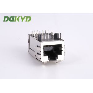 One Port PoE Rj45 Transformer , 1000m Integrated 12 Pin Rj45 For Fiber Optic