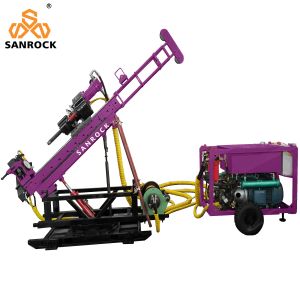Hydraulic Core Drill Machine Tunnel Exploration 400m Mobile Core Drilling Rig