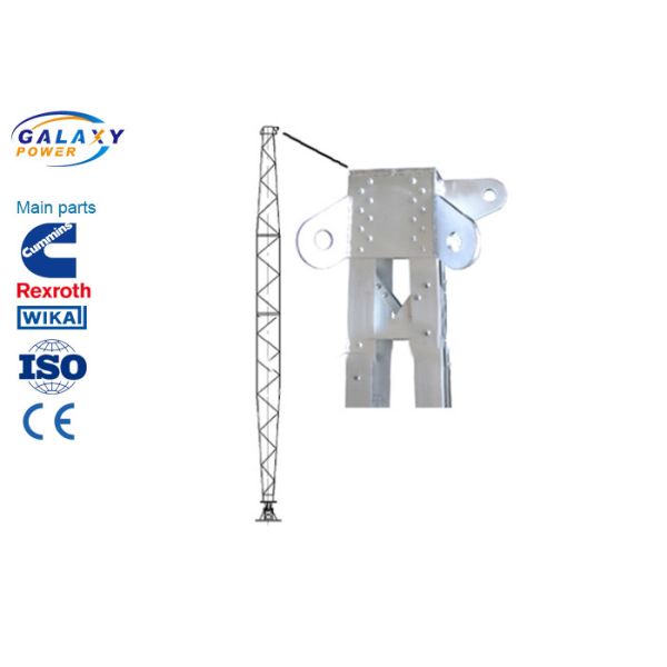 Quality Easy Maintenance Luffing Tower Crane 0.8T Rated Loading Capacity Custom Color wholesale