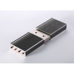 Epoxy Gluing Copper Pipe Heat Sink IP55 Mill Finish Custom