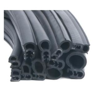 Custom Size D-Type EPDM Foam Adhesive Door Seal Strips Anti-Dust Rubber for