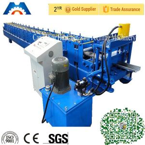 Galvanized Steel Iron Door Frame Roll Forming Making Machine PLC Control 18