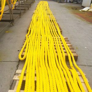 8 Strands Twisted Marine Polyester Rope for High Strength and Good Chemical