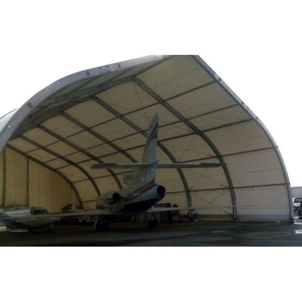 Curve Airplane Tent , Aluminum Structure Tent With Automatic Or Manual Lifting