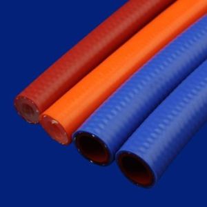 Food Machine High Temperature Braided Silicone Tubing For ID Range 2-100mm