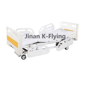China Double Handles Manual Nursing Bed Ergonomic Split Guardrail on sale