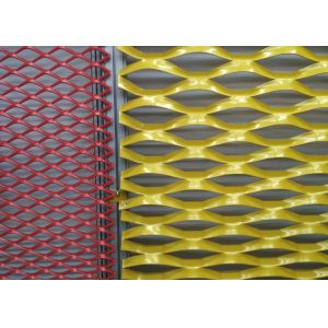 3mm Thickness Decorative Wire Mesh / Expanded Metal Panels 1X2m For Ceiling