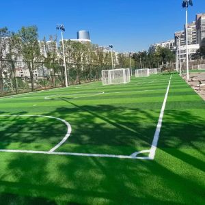 Realistic Looking Artificial Soccer Grass with 10 Years Life Time and 12600
