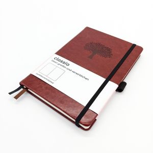 Medium Size A5 Dot Grid Notebook , Custom Logo Notebooks With Numbered Pages