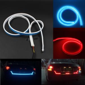 Car Styling RGB LED Strip Lights Rear Trunk Tail Light RGB Dynamic Streamer Brake Turn Signal Led Warning Lights Strips