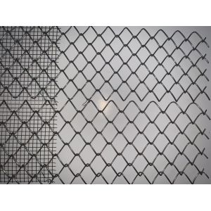 25 X 25mm 16 Gauge Diamond Chain Link Fencing Galvanized 1m Height 25m Roll