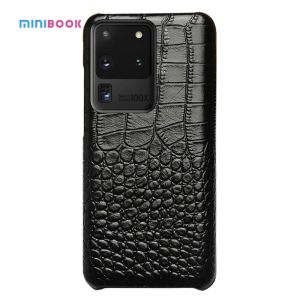 Cheap 0.04kg OEM/ODM Crocodile Skin Pattern Real Leather Phone Case For Iphone 12 Pro Max for sale
