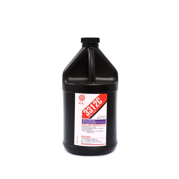 HTU-3312C-12 Medium - high viscosity UV Curing Adhesive , plastic to plastic