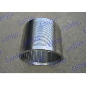 DIA 85MM Vertical Sand Mill Screen , Flange Rings Vertical Bead Mill Screen