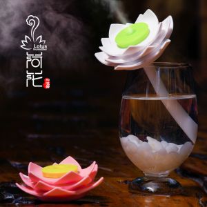 USB Mini lotus Humidifier Office Air Diffuser Aroma Mist Maker JP-hh