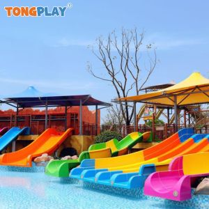 Cheap Size Customization Children's Color Matching High Quality Hot Selling Slide Amusement Equipment Outdoor Water Playground for sale