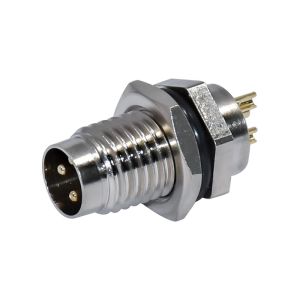 3A 60V TPU GF M8 Waterproof Connector 3 PIN Soldering PCB