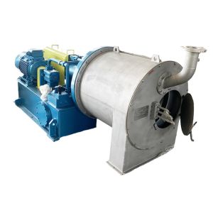 High performance automatic two stage pusher centrifuge for sea salt separation