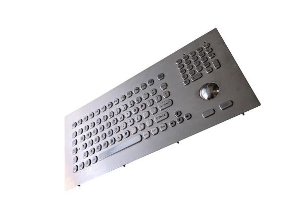 Kiosk Panel Mount Multi Device Keyboard And Mouse , 104 Oval Keys Keyboard
