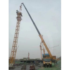 80T Used Truck Crane Mobile Crane Crawler Crane Construction Equipment with 4