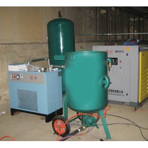 Fixed High Pressure Sand Blasting Machine , Metal Surface Blast Cleaning