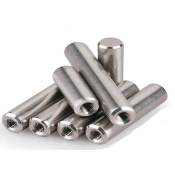 Stainless Steel SS A2-70 A2-80 Round Parallel Dowel Pin With Internal Thread
