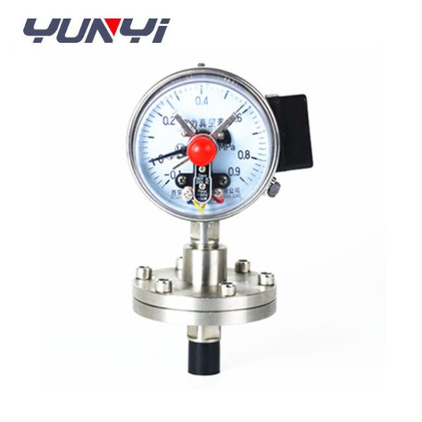 2.5% Hydraulic Digital Oil Pressure Gauge Electrical Contact
