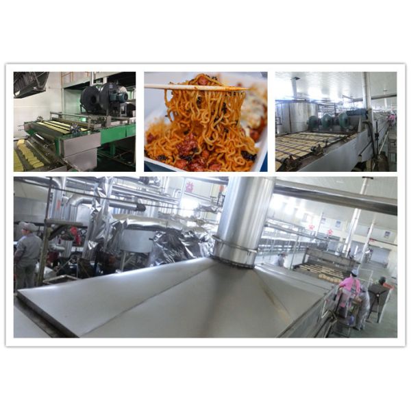Customizing Fried Instant Snack Noodles Manufacturing Machine Low Noise