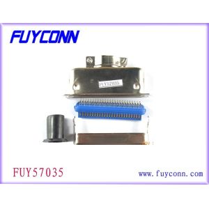 Solder Champ Male 64 Pin Centronics Connector 32pairs plug with L shape metal