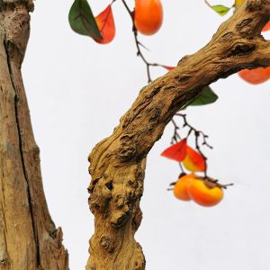 120cm Artificial Persimmon Tree Real Look Natural Wood Trunk Plant