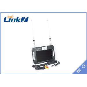 Cheap Portable COFDM Video Receiver Dual-Antenna Diversity Reception High Sensitivity with Display and Battery for sale