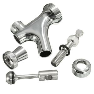 Well Pouring Beer Keg Faucet , Draft Beer Tap Faucet Fits For American Beer