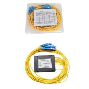 Sc/Upc ABS Box Type 3.0mm 1M Fiber Optic PLC Splitter