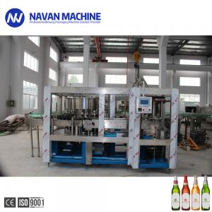 Cheap 330ml Glass Bottle Crown Caps Beer Filling Machine With Valves for sale