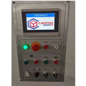 Pizza Packing Cardboard Box Making Machine Printer Die Cut Computerized