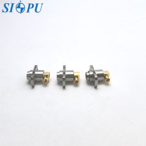 SBMA Female Right-Angle RF Coaxial Connector – Flange Mount, Compatible with 2# Semi-Flexible or Semi-Rigid Cable
