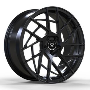 China Satin Black Monoblock 1 Piece Multi Spokes Wheels For BMW M5 M6 Forged Rims on sale